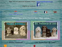 Tablet Screenshot of felici-animali.be